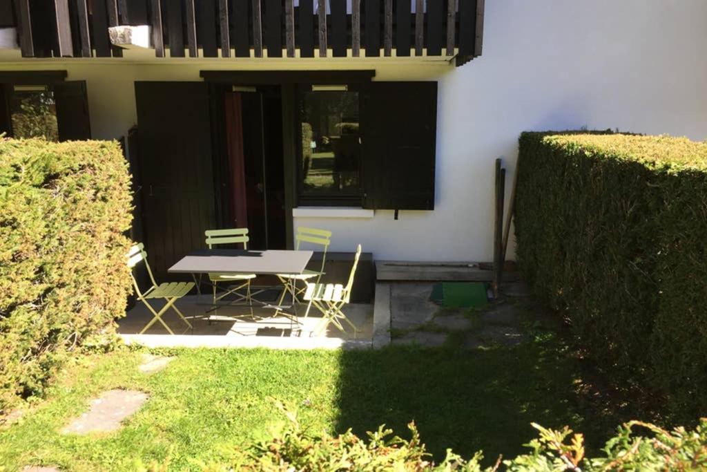 Studio Au Calme Avec Jardin Et Vue Mont-Blanc Chamonix Zewnętrze zdjęcie