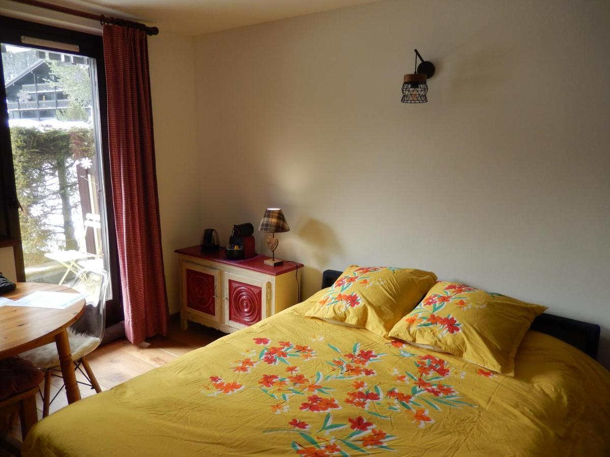 Studio Au Calme Avec Jardin Et Vue Mont-Blanc Chamonix Zewnętrze zdjęcie