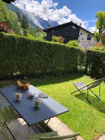 Studio Au Calme Avec Jardin Et Vue Mont-Blanc Chamonix Zewnętrze zdjęcie