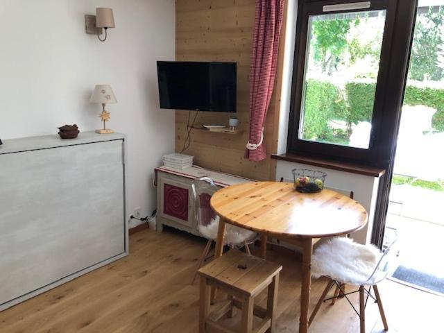 Studio Au Calme Avec Jardin Et Vue Mont-Blanc Chamonix Zewnętrze zdjęcie